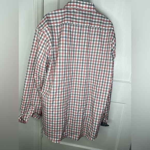 Egara Red and Blue Plaid Button Down Shirt - Picture 3 of 4